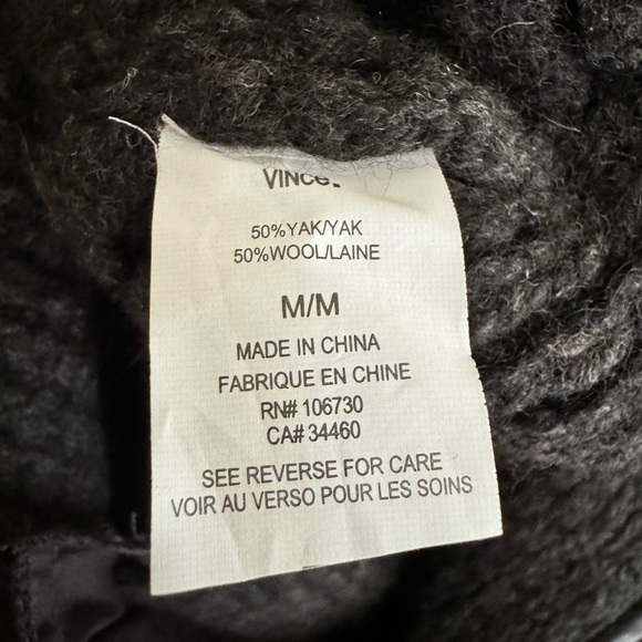 NWT Vince Wool Chunky Knit Cardigan Sweater - Picture 5 of 6